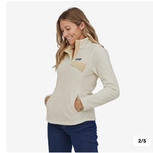 Patagonia Fleece Pullover, Medium in Linen